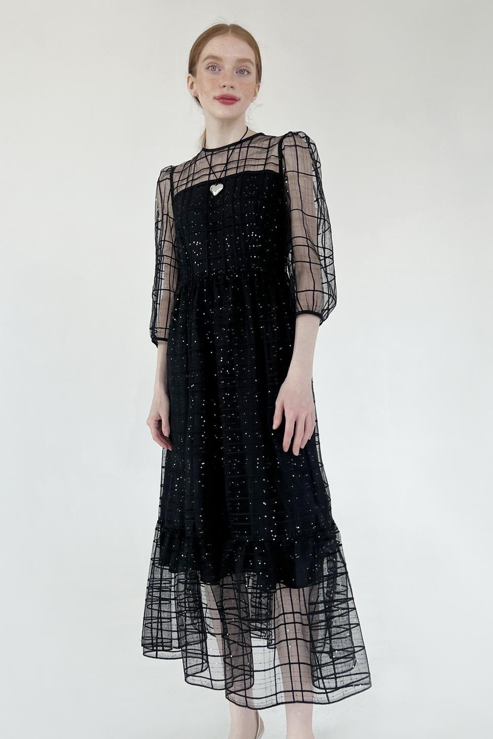 Couture beauty tulle dress (Black)
