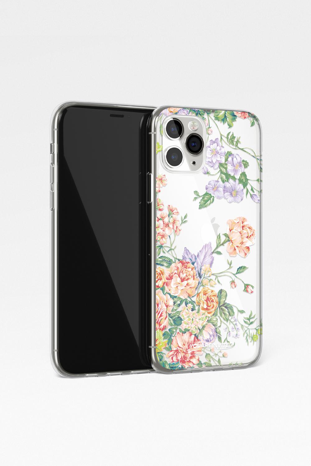 Flower party clear case